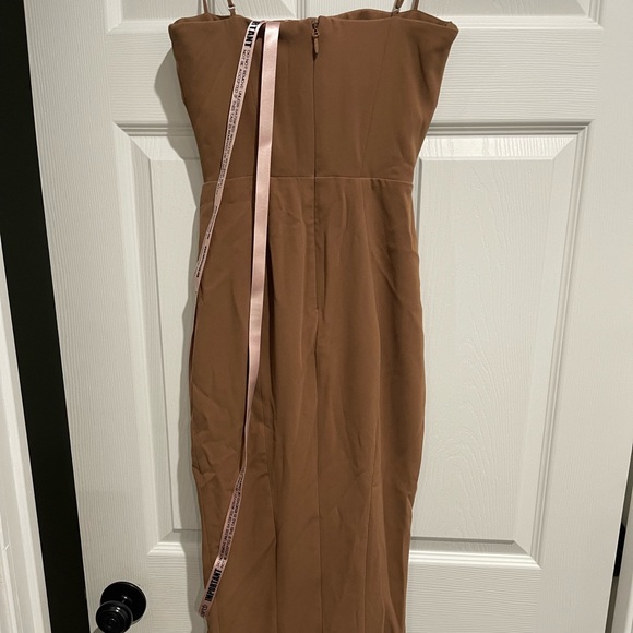 House of CB Dresses House Of Cb Jaida Toast Corset Maxi Dress